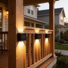 Solar Up‑Down Wall Lights, Outdoor Solar LED Wall Sconce, Warm White & RGB Color Changing Mode, Auto On‑Off Light Sensor No‑Wire Solar Wall Lamp, Waterproof Landscape Lighting For Garden Fence Patio Courtyard Villa Backyard, Holiday Home Decor & Gift - Solar Wall Light - View 2