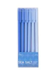 Morandi Gradient Neutral Pens Student Stationery Highly Attractive Black Brush Pens Practice Use Quick-Dry Office Signature Pen Set - A - View 7
