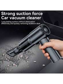 CHIGO High Power Cordless Handheld Vacuum Cleaner, 2-In-1 Blow And Suction Function, HEPA Filter, USB Charging. Portable Air Duster, Suitable For Sofa, Chair And Home Cleaning. Car Vacuum Cleaner, Can Clean Keyboard, Dust Collector, Suitable For Tech Enthusiasts And Pet Owners - Multicolor - View 4