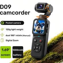 Perekam Kamera Aksi Portabel, Kamera Jepit Kecil Cerdas Definisi Tinggi 4K Pengurangan Kebisingan dengan Slot Kartu SD - View 4