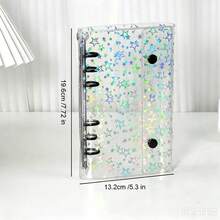 A6 Aurora Star Colorful Loose-Leaf Binder, Fan Merchandise, Sticker Book, Photo Storage Bag, Photo Album, Budget Planner, Diary, Notebook, Office Supplies - Shape - View 11