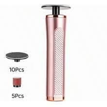 Rechargeable Electric Foot Cleaner & Nail Polisher, 3-Speed Adjustable Pedicure & Manicure Tool With Replaceable Disposable Sanding Discs, Type-C Charging 500mAh Portable Foot File For Dead Skin, Callus And Dead Skin Care - Multiple Styles - View 13