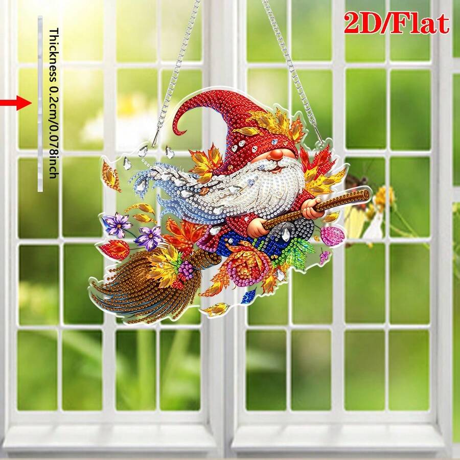 مجموعة رسم الماس 5D DIY بنمط القزم الخريفي، زينة معلقة، ديكور مكتبي، فن الماس، ديكور طاولة، حرفة ترصيع الأحجار الكريمة، ديكور المنزل وغرفة النوم والطاولة - مشاهدة 1