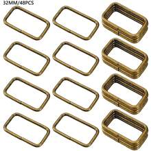 48pcs Durable Alloy Rectangular Buckles (2 Sizes) Suitable For Shoes, Belts, Bags, Accessories And DIY Craft Projects - 48 Pieces - View 14