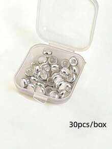 30/12pcs Silicone Anti-Loss Earring Backs,Fashion Daily Wear Secure Earring Backs Silicone Earring Backs Suitable For Heavy Earrings,Invisible Lifting - Copper Hoop Burger Earrings - View 17