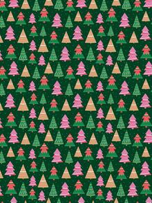 1 Roll Of Christmas Gift Wrapping Paper With Colorful Christmas Tree Patterns;Perfect For Christmas Gift Wrapping,Decorating For Christmas Parties,Home Festive Decoration,DIY Craft,Festive Favour Wrapping 1 Roll Size: 43 Cm X 300 Cm. - A - View 6