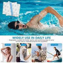 50pcs Invisible Thigh Lifting Shaping Leg Patches (10cm*10cm) Plastic Material Odorless Waterproof Anti-Chafing Leg Bands Comfortable Fit Suitable For Daily Wear Shaping Firming Leg Bands Create Slim Figure - Multiple Styles - View 10