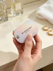 Givenchy Parfums Square Portable Handheld Travel Makeup Mirror With 4G Logo Compact Pocket Cosmetic Mirror For Daily Touch‑Up Elegant Women Holiday Gift - White - View 6