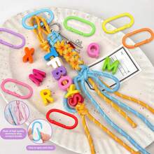 8/15/30/60/90/120pcs Colorful Zinc Alloy Carabiner Key Rings - Spring Clips, Suitable For Keys, Bags, Water Bottles And Backpacks, Bag Charms Jewelry Making Accessories - Multicolor - View 3