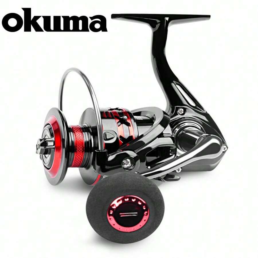 بكرة صيد OKUMA 2000-6000 بكرة دوارة بسحب أقصى 12 كجم بكرة معدنية بكرة صيد اكسسوارات الصيد - متعدد الألوان - مشاهدة 1