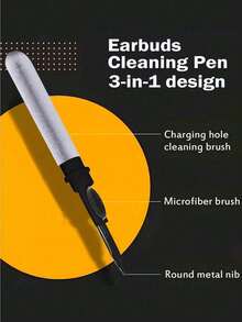 2-In-1 Cleaning Kit: Earbud Cleaning Brush With Phone Case Brush Head Compatible With Iphone 13 Pro Earphones - A - View 8