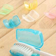 3/5/6/8/12PCS,Portable Toothbrush Holder - Durable Travel Toothbrush Storage Box, Unscented, Easy To Clean Toothbrush Rack, Designed For Personal Care And Hygiene - Multicolor - View 5