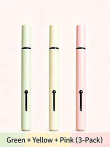 2-In-1 Dual-Ended Portable Lip Brush + Silicone Brush Head With Cap Makeup Brush For Lipstick, Lip Gloss, Lip Glaze, Convenient And Easy To Store, Simple Operation Suitable For Beginners - Multicolor - View 9