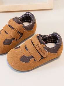 Kids Pink & Brown Sneakers - Comfortable, Non-Slip, Perfect For School & Outdoor Play - Brown - View 2