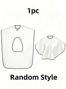1pc High-Quality Anti-Static Haircutting Cape, Made Of Anti-Adhesion Fabric, Perfect For Precision Haircuts. Tailored For Barbers And Stylists, Featuring Transparent Design And Premium Materials, Ideal For Hair Salon Use - Multicolor - View 12