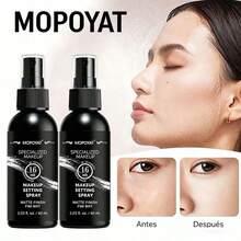 MOPOYAT Makeup Setting Spray – Keeps Your Makeup In Place For Hours Without Smudging Or Getting Oily – Matte Finish, Lightweight, And Non-Sticky – 60ml - Black - View 14