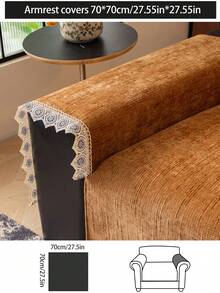 1 Stück Ganzjahres-Universal-Sofakissenbezug, moderner minimalistischer rutschfester Sofasitzbezug, maschinenwaschbar und handwaschbar, frischer modischer weicher nicht verblassender nicht fusselnder Schlafzimmer-Dekorations-Schutzbezug, haustierfreundlich, verstellbarer Ecksofa-Bezug geeignet für Schlafzimmer, Büro, Wohnzimmer, Kombinationsmöbel, L-förmiges Sofa und 1234-Sitzer Sofa - Gebrannte Orange - Übersicht 16