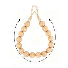 1pc Boho Wooden Bead Hanging Paper Towel Holder, Rope Woven Wall‑Mount Toilet Roll Storage Rack, Decorative Tissue Dispenser For Bedroom Kitchen Bathroom, Room Decor, Bedroom Decor, Home Decor Farmhouse Wall Decoration - Multicolor - View 5