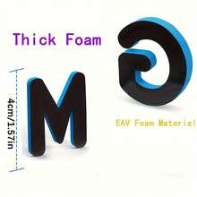 Creative PVC Letter Stickers, Vibrant Color Design, Suitable For Home And Office Decor. Perfect Savings Goal Family Organization Cute Refrigerator Magnets, Back To School Season Magnetic Letters Uppercase Lowercase Foam Letters ABC Refrigerator Clips Classroom Learning Spelling Kit, Random Colors - Multicolor - View 8