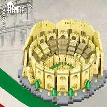 1550pcs Ancient Roman Architecture Building Blocks Eternal City Set - Explore World Wonders, Perfect Choice For Collectors And Holiday Gifts - 1550pcs Ancient Roman Architecture - View 8
