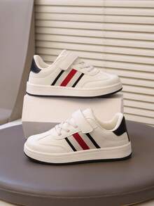 新款兒童運動鞋 男童魔鬼氈舒適平底訓練鞋 - 白色 - 查看 17
