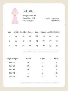 Gongdie 2pcs Disney Marie Women's Pajama Set, Autumn Pink Soft Cotton Loungewear With Red Trim And Pockets - Pink - View 8