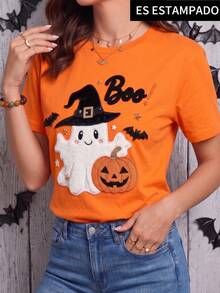 Women T-Shirts - Orange - View 3