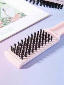 1pc V-Shaped Curling Styling Comb, Dual-Use Styling Comb With Curling And Straightening Functions, Heat-Resistant Lazy Styling Clip, Fast Hair Care Product, Anti-Scald Smooth Hair Comb, Suitable For Thick, Curly Or Long Hair - Professional Curling Styling Comb, Create Smooth And Frizz-Free Looks - Salon-Grade Heat-Resistant Comb, Suitable For Daily Styling Use - Pink - View 10