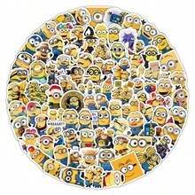 Universal 1set/100pcs Cartoon Pattern Decorative Stickers, Self-Adhesive Waterproof Decals For Travel Accessories, Perfect Birthday Gift, New Year Gift, Valentine's Day Gift, Easter Gift, Unique Holiday Souvenir For Gifting - Multicolor - View 2