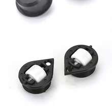 A Set Of Hardware Accessories For 90-Degree Rotating Table Tops, Furniture Connectors For Desk Tops - Embedded Wheel - View 4