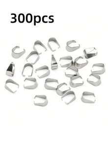 200/88pcs Stainless Steel Lobster Clasp Hook Pendant Connectors, Suitable For DIY Necklace, Bracelet, Earring Connector Clasp Bracelet - DIY - View 24