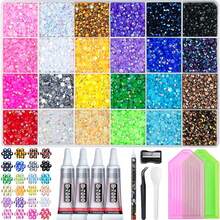 Colorful Jelly AB Resin Rhinestones, Flat Back Crystal Gems, Suitable For DIY Decoration, Jewelry Making, Clothing, Accessories, Phone Cases And Handmade Crafts - View 8