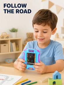 Pocket Racing Game Toy, Adventure Obstacle Avoidance Racing Simulation Driving Game, Children's Educational Tabletop Game Toy, Suitable For Boys And Girls Birthday And Christmas Gifts, Boys Garden Toy, Boys Toy Car, Children's Toy - Multicolor - View 6