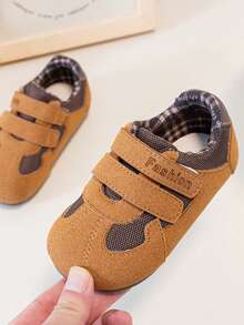 Kids Pink & Brown Sneakers - Comfortable, Non-Slip, Perfect For School & Outdoor Play - Brown - View 3