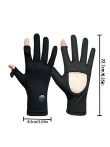 1 Pair Women's UV Protection Anti-Slip Touchscreen Gloves For Driving, Cycling And Electric Scooter - A - View 5