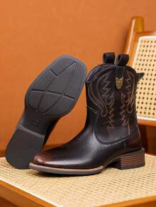New Cross-Border Fashion Casual Boots - Black Brown - View 4