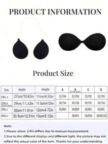1pc Women's Invisible Self-Adhesive Spaghetti Strap Bra - Adjustable Straps, Solid Color Design, Perfect Match For Dresses And Tank Tops, Invisible Self-Adhesive Bra Cups, Soft And Low-Key Appearance, Suitable For Off-Shoulder Tops, Formal Attire, Evening Looks And Vacation Outfits - Multi-color - View 8