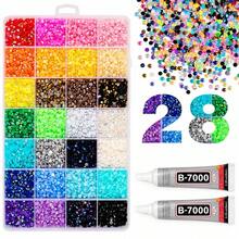 Colorful Jelly AB Resin Rhinestones, Flat Back Crystal Gems, Suitable For DIY Decoration, Jewelry Making, Clothing, Accessories, Phone Cases And Handmade Crafts - View 5