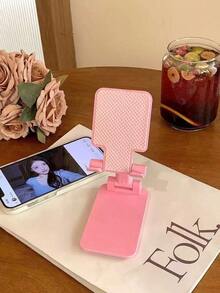 1pc Foldable Desktop Phone Stand, Adjustable Height Portable Phone Holder, Essential For Women Traveling Or Using In Kitchen, Suitable For All Phones, Multiple Colors Available - Multicolor - View 8