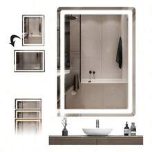 Bathroom Mirrors - Black - View 1