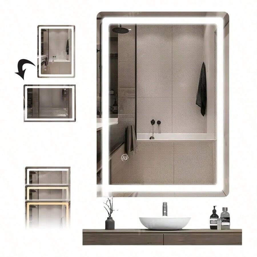 Bathroom Mirrors - Black - View 1