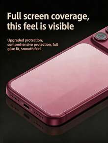 1 Set [2026 New] Matte TPU Soft Back Film + Lens Protector, Compatible With IPhone 18 Pro Max/18 Pro/18/17 Pro Max/17 Pro/17 Air/17, Anti-Scratch, Dirt-Resistant, Precise Fit, Easy Installation, Seamless Design - Clear - View 5