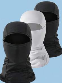 Windproof Thermal Ski & Motorcycle Mask Full Face & Head Cover For Men & Women Face Mask Balaclava Suitable For Football Cycling Motorcycling Hiking Cold Weather Riding Gear Winter Sports With Skiing Snowboarding Motorc - Multicolor - View 4