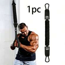 1pc Full Coverage Resistance Training Band - Dual-Direction Buckle Heavy Duty Pull Rope, Pull-Up Assist Resistance Band, Strength Fitness Chest Back Arm Training, Home Gym Multi-Function Weighted Workout Equipment - Multicolor - View 8