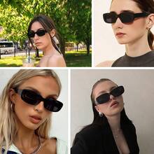 2/16 Pairs Personalized Square Glasses With Marker Pen, Suitable For Adult DIY Customized Birthday Wedding Glasses - Glasses - View 6