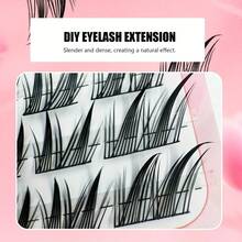 Cluster False Eyelashes Fox Cat Eye Style Natural Makeup Suitable For Cosplay And Anime Style Fluffy And Delicate Single Strand Natural Long Faux Mink Hair Dense And Fine False Eyelashes - D - View 3