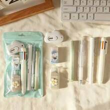 Ballpoint Pen Set Student Multi-Function Stationery Set Various Learning Supplies Set Gift Stationery - Ballpoint Pen Set - View 2