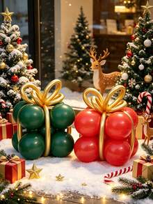 Set Kotak Hadiah Balon Natal 40/55pcs, Termasuk Balon Lateks Aneka Warna dan Balon Ajaib, Dekorasi DIY, Pajangan Pohon Natal, Pesta Liburan, Malam Tahun Baru, Pesta Natal di Rumah - Beraneka warna - View 4