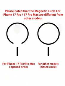 Luxury Shiny Clear Magnetic Phone Case, Compatible With IPhone 17 Pro Max, 17 Pro, 17, 16 Pro Max, 16 Pro, 16, 15 Pro Max, 15 Pro, 15, 14 Pro Max, 14 Pro, 13 Pro Max, 13 Pro, 13, Supports Magnetic Wireless Charging, Shockproof Frame Back Cover. - Clear - View 6