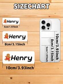 1/3/5pcs Customized Christmas Name Stickers, Featuring Santa Claus, Reindeer And Gingerbread Man Patterns, Personalized Name Labels, Suitable For Wine Glasses, Mugs And Gift Box Decoration, Perfect For Christmas Party Decor - Multicolor(Christmas Edition) - View 2